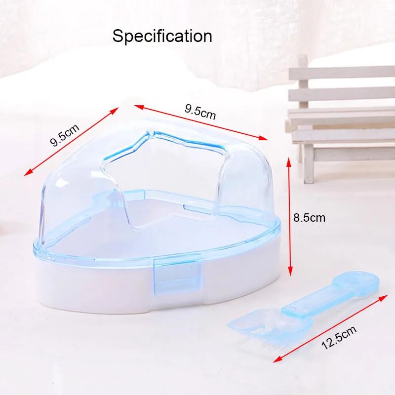1pc Pet Hamster Box Bath Sand Room House Bathroom Cage Box for Hamster Mouse Toilet for Small Animal Pets Supplies