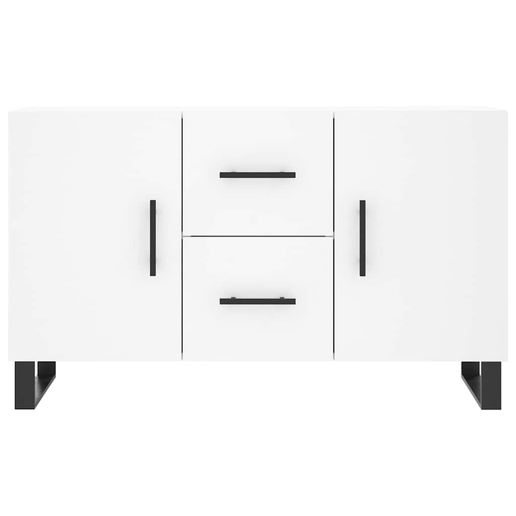 vidaXL Sideboard White 100x36x60 Cm Wood Material