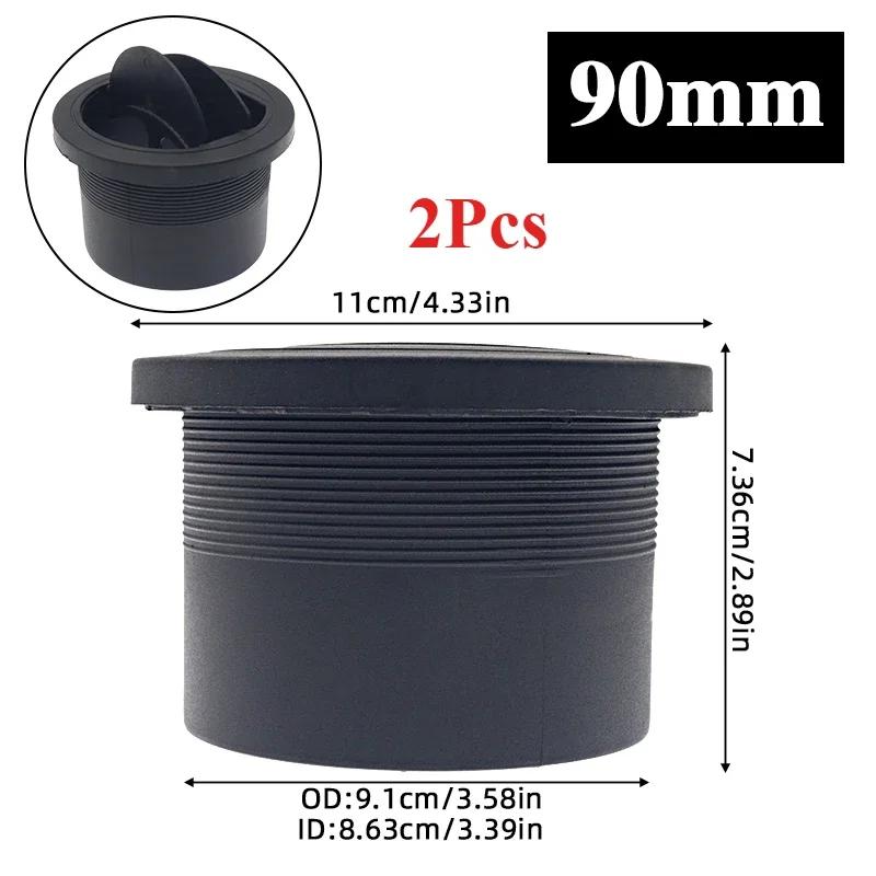 42/60/75/90mm Parking Diesel Heater Warm Air Vent Duct Pipe Outlet Rotatable Exhaust Joiner Connectorr For Car Truck VAN Camper