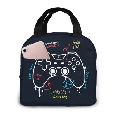 Decoração Quarto Gamer Lancheira Térmica Recipientes para Lancheira para Mulheres Homens Compras Escritório Escola Piquenique