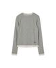 DANGLEDROP Dgdp Layered Basic Long Sleeve_Melange Grey