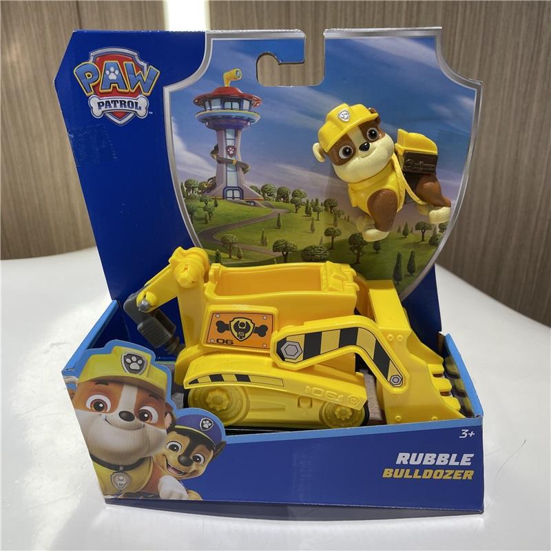 10kinds Genuine Paw Patrol Everest Ryder Rex Skye Chase Rocky Zuma Vehicle with Collectible Figure Birthday Gift Children Toy