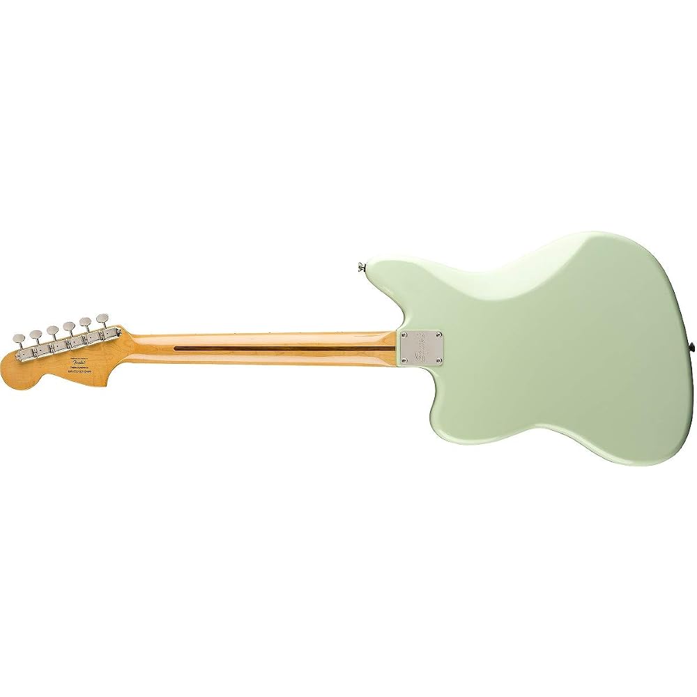 Squier by Fender Electric Guitar Classic Vibe '70s Jaguar®, Laurel Fingerboard, Surf Green with S...