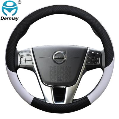 Volvo V70 I II III-hoz Bőr autó kormánykerék burkolat 100% DERMAY márka csúszásmentes autó belső tartozékok
