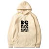 Autumn Winter 2023 Anime 'Be Nice Human' Plus Size Cartoon Pullover Hoodie