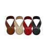 Magnetic Towel PU Circular Towel Portable Hat Backpack Clip Hanging Black Durable and Saving Kitchen and Bathroom