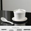 Palace Style Ceramic Stew Bowl with Lid
