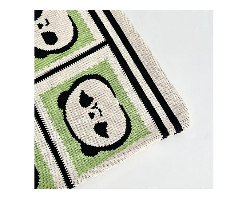 2025 Cute Panda Knitted Shoulder Bag: Large Capacity, Versatile Storage for Women and Students