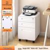 Under-Desk Mobile Metal Filing Cabinet with Locking Drawer and Office Storage
