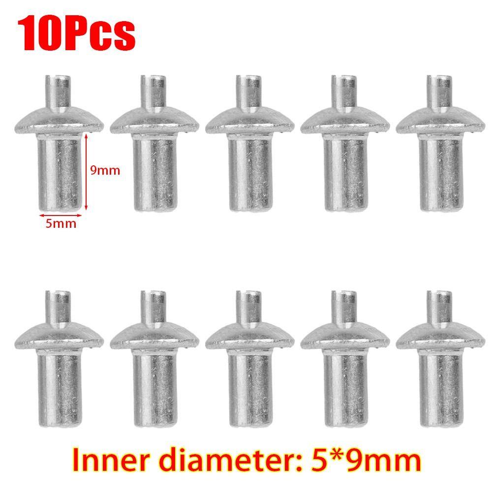 

10 шт. крепежный инструмент заклепки с головкой ударные гвозди для расширения новые саморезы для расширения 10Pcs 5x9mm