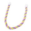 Bird Rope Perch Colorful Bendable Safe Cotton Rope Parrot Stand Toy for Cockatiels Lovebirds Budgies L