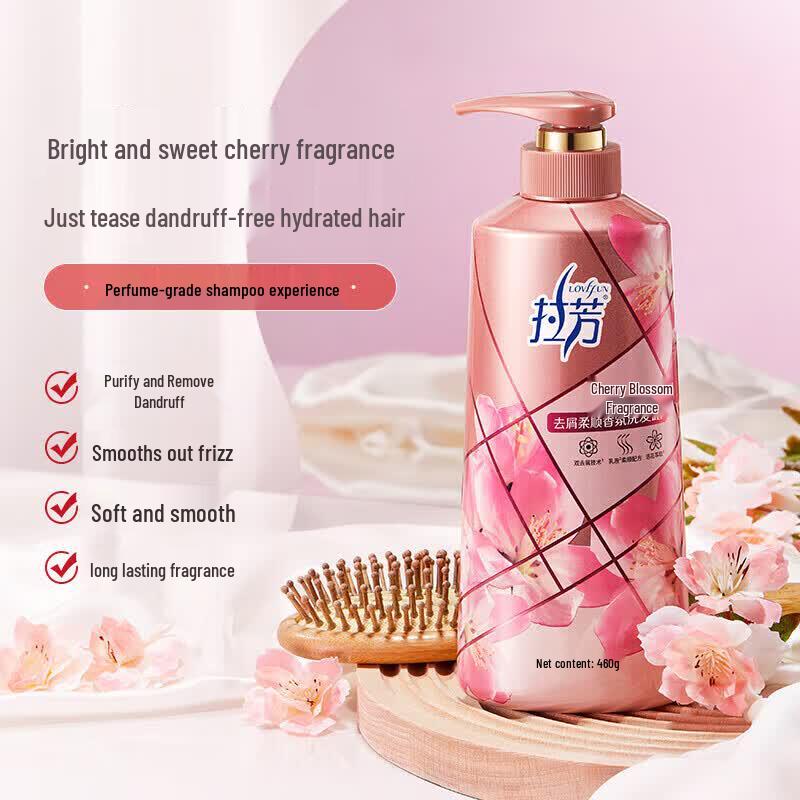 LaFang Anti-Dandruff Smoothing Cherry Blossom 6-Piece Hair & Body Set