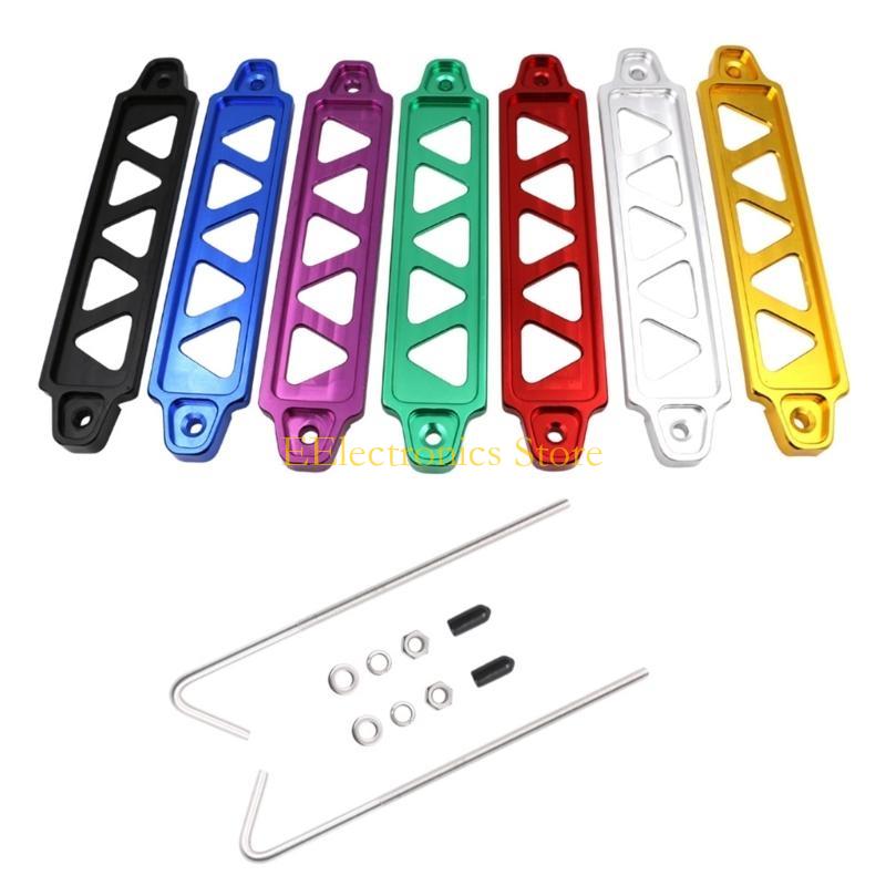 B03C Reliable Battery Tie Down set Strong Battery Hold Down Set Easy to Use Battery Mount Metal for Car Battery Mounting