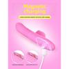Honey Tongue Cyclone Fully Automatic Telescopic Heated Vibrator Female Electric Masturbator Erotic Sex Toys