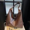 Tote Bag Large Capacity Women's 2026 New Commuter Soft Leather Shoulder Bag Versatile Shoulder Bag