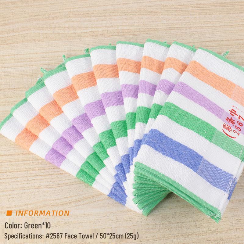 2024 Black Cat Striped Face Wash Towel - Beautiful, Thin, Home Use, Great Gift