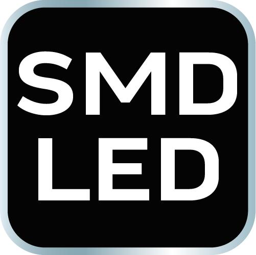 Rechargeable workshop lamp 2x350 lm foldable SMD