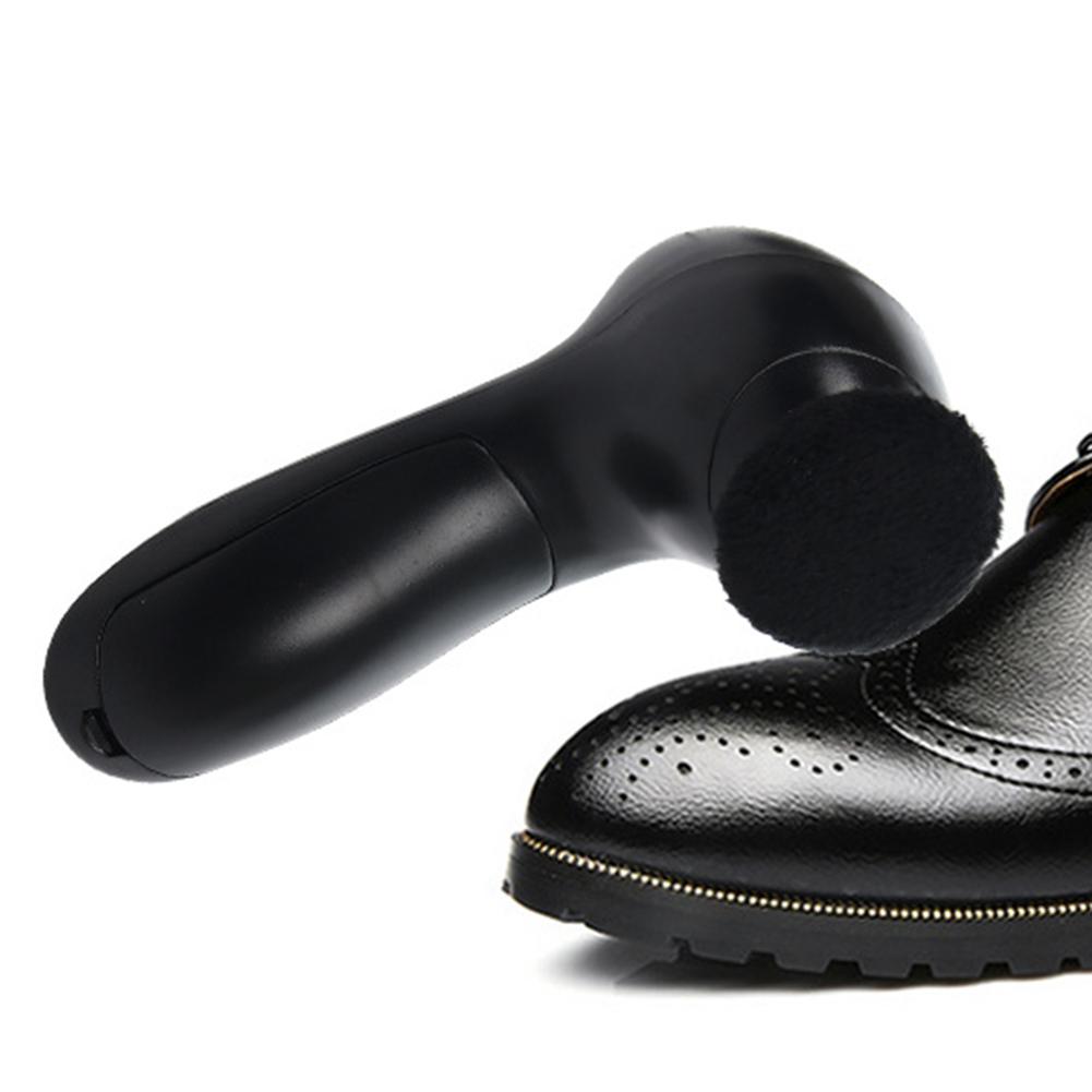 Handheld Automatic Shoe Brush Battery Powered Electric Shoe Dust Cleaner Portable Shoes Shine Brush Kit Adjustable for Going Out