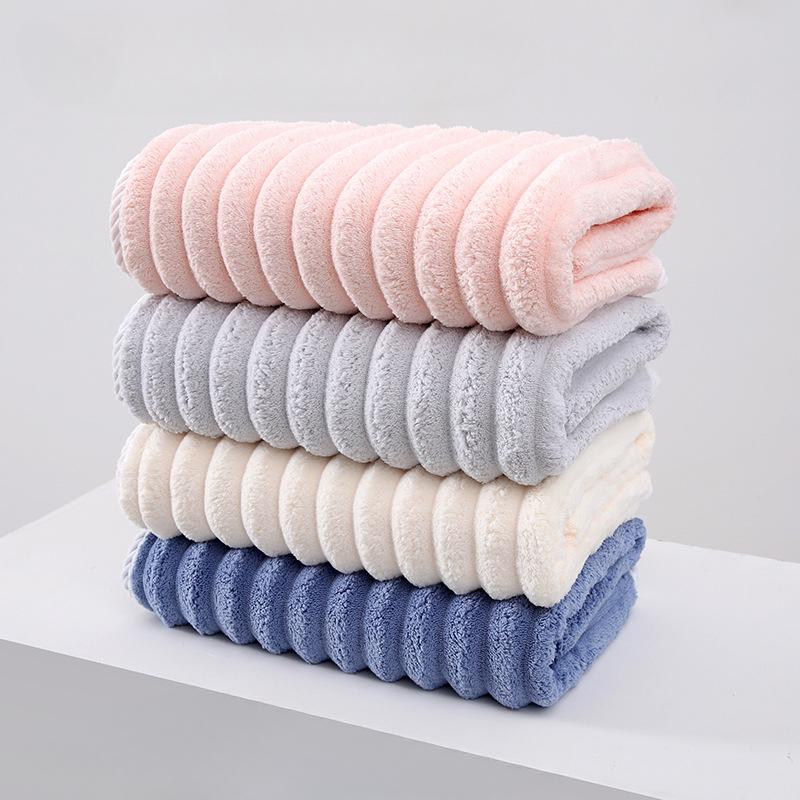 Adult Super Absorbent Ultra-fine Towel, Quick Drying Texture Towel, Soft Home Bath Towel