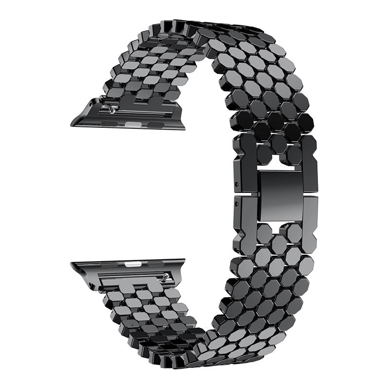 Stainless Steel Strap for Apple Watch Band 45mm 44mm 40mm 49mm 38mm 42mm Link Bracelet Correa iWatch Series 9 8 7 6 5 4 SE Ultra
