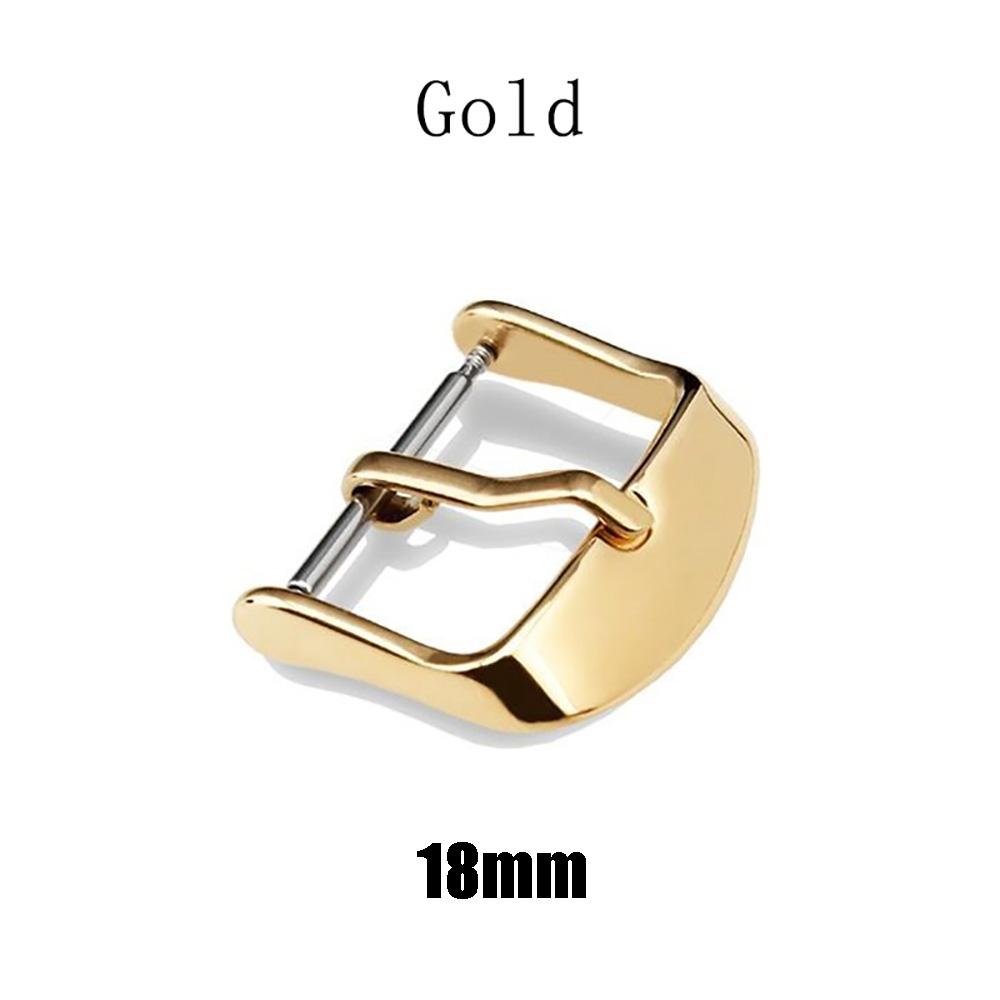 18 20 22mm Replaceable Solid Watch Strap Clasp Watchband Buckle Stainless Steel Watch Accessories