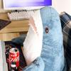 Big Size Funny Soft Bite Shark Plush Toy Pillow Appease Cushion Gift for Children