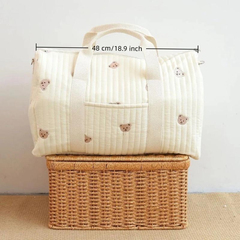 Large Mommy Bag Maternity Baby Diaper Storage Bag Large Capacity Baby Items Organizer Women Travel Bag Multi-Functional Handbag
