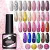 Nee Jolie Set Smalti Gel per Unghie 100 Colori Glitter Base Solida & Top Coat Nuovo Smalto Gel per Unghie da Salone