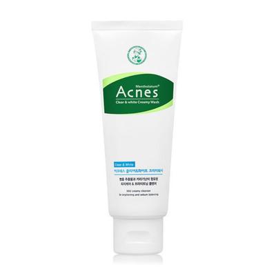 Acnes Clear & White Creamy Wash 100g Cleansing Foam, 1 Piece