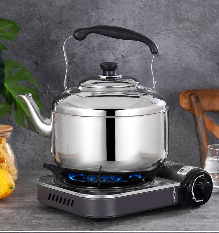 Large Capacity Stainless Steel Food Grade Kettle and Hot Water Teapot