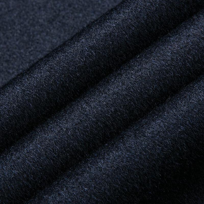 FAPAI Men's Business Cashmere Wool Blend Long Coat