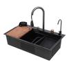 Drop In Kitchen Sink Multifunction Single Bowl Stainless Steel Kitchen Sink Workstation with 360 Deg