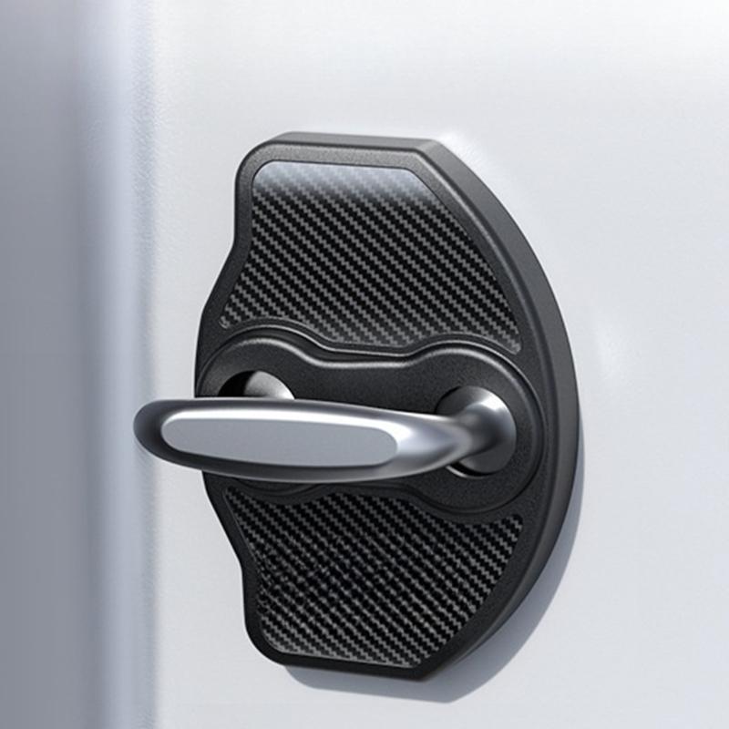 Door Lock Buckle Covers Door Lock Protectors Set Anti Scratch Door Cushion Set Long Lasting Durability for Vehicles