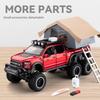 1/24 Ford Raptor Pickup Truck Model, Removable Simulated Alloy RV, Off-road Toy Car with Sound and Light, Boy's Birthday Gift