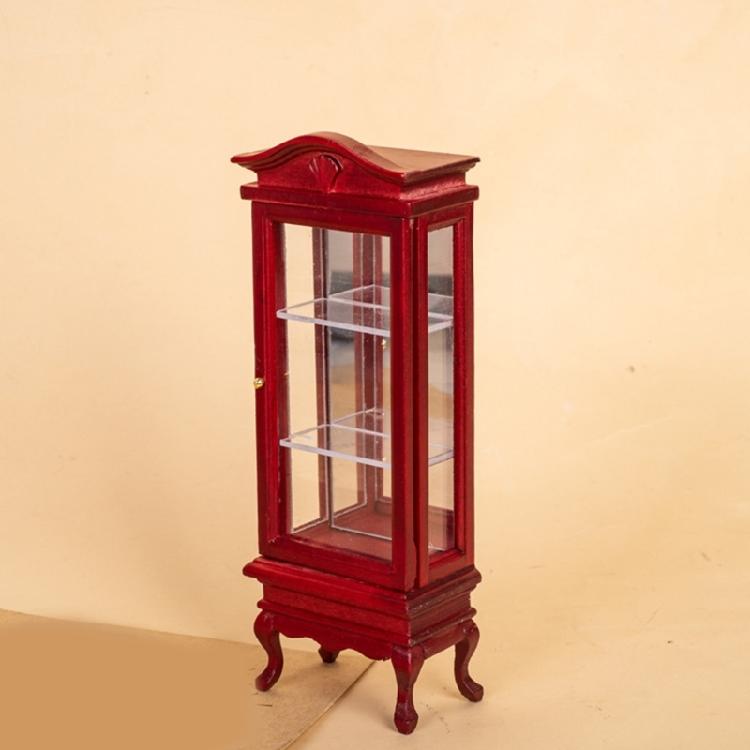 Handcrafts Miniature Cabinet 1/12 Scale Dollhouses Accessory Decorative Wine Cabinet for Craft Model Project Display