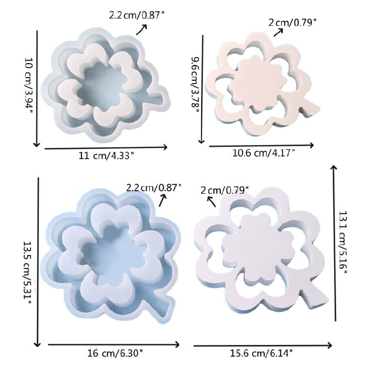 Blätter Kerzenhalter Formen FÜR DIY Bastel Gips Ornamente