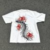 Klassischer Y2K Gothic Stil High Street T-Shirt Druck Oversized T-Shirt Harajuku Rundhals Baumwoll Tops 2026 Sommer Unisex Unisex Tops