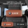 UCFF4 SD5863 Car Interior Breathable Leather Car Headrest Seat Neck Support Pillow For BMW M E90 E91 E92 E46 E60 E90 X1 X3 X5 E70
