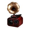 Octave Retro Gramophone Music Box: Vintage Wind-up Display Gift for Girls' Birthday & New Year