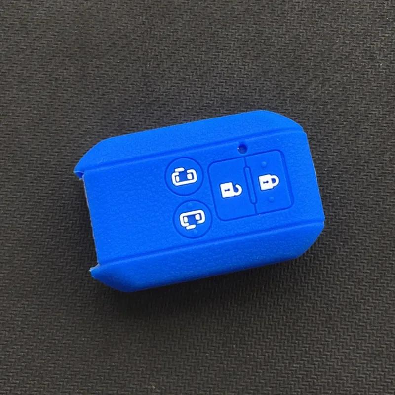 Silicone Flip Remote Key Case Cover Shell for Suzuki Swift Wagon Jimny Sierra Spacia 4 Button Key