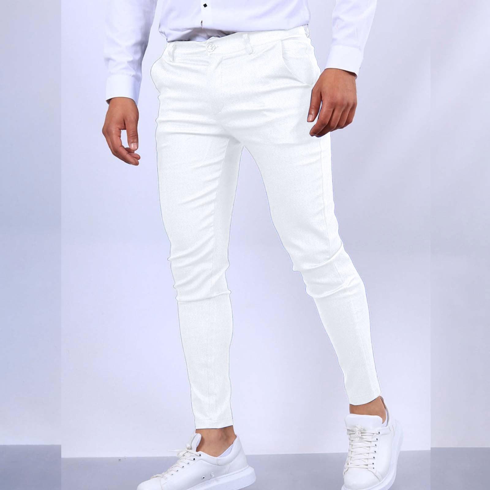 

Мужские брюки-карго, повседневные брюки-джоггеры, облегающие брюки с брюками XL белый