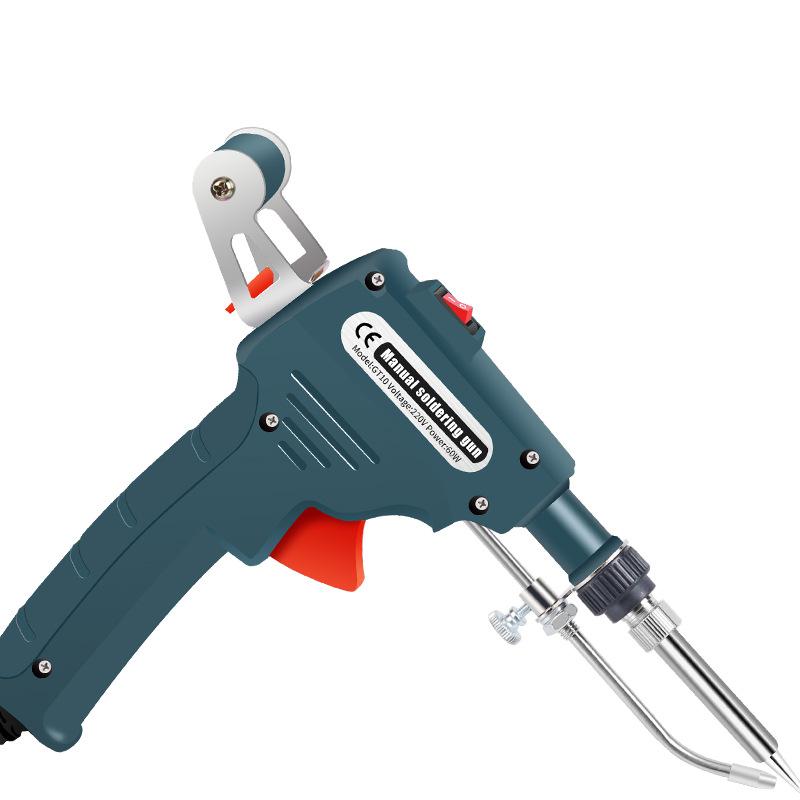 

110 В/220 В, 60 Вт, автоматический оловянный пистолет, ручной паяльник, внутренний нагрев с выключателем питания, сварочный инструмент для ремонта печатных плат 110V US