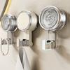 Rotating Suction Cup Hooks with Vacuum Lock Heavy-Duty Waterproof Hooks Reusable Space-Saving Organizer for Bathroom Kitchen