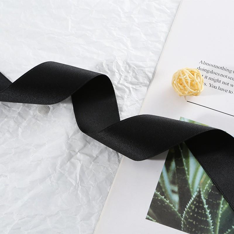 Double-Sided Matte Webbing Thickened Polyester-Cotton Jewelry Trophy Decorative Accessories Bow Colored Ribbon