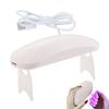 5W mini negletørkermaskin bærbar LED UV manikyrlampe hjemmebruk neglelampe for tørking av poleringslakk med USB-kabel