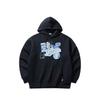 Anta Basketball Series Lettered Hooded Comfortable Breathable Versatile Casual Sweatshirt Unisex sweatshirt Basic-Black 952511706-4