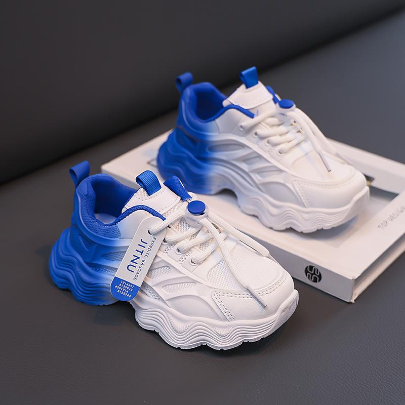 Children's Sports Shoes Spring New Boys Casual Shoes Versatile Autumn Girls Dad Shoes Breathable Medium and Older Children's Shoes