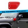 Red Car Charging Decor Cover Trim Frame Bezels For Jeep Wrangler JL JT + 4Xe