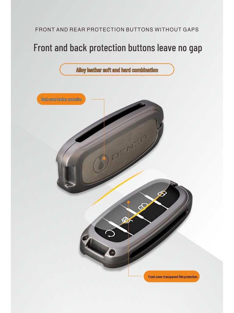 Denza N7/N8/D9 New Energy Vehicle Key Fob Cover - Remote Control Protective Shell.