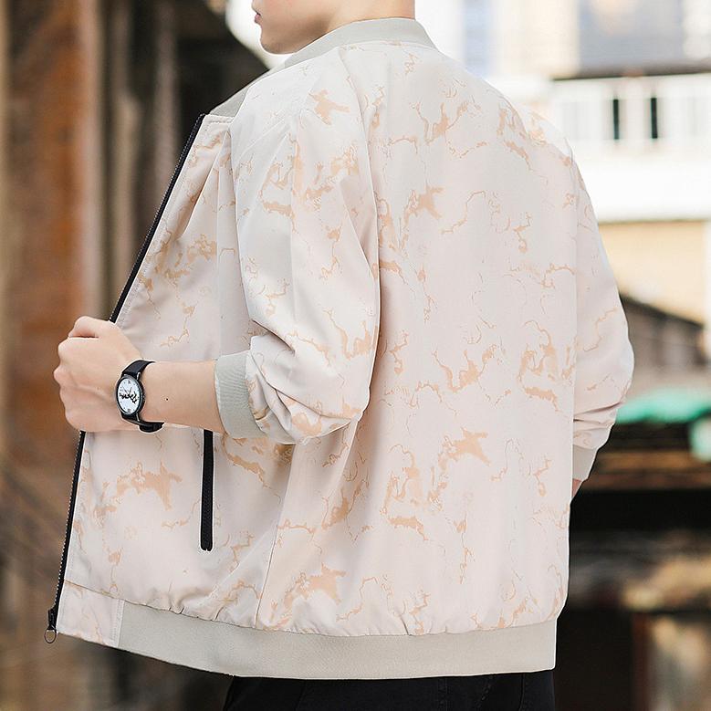 Men Bomber Jackets Business Streetwear Casual Male Coats Windbreaker British Style Coat Basic Stand-up Collar Zipper Tops